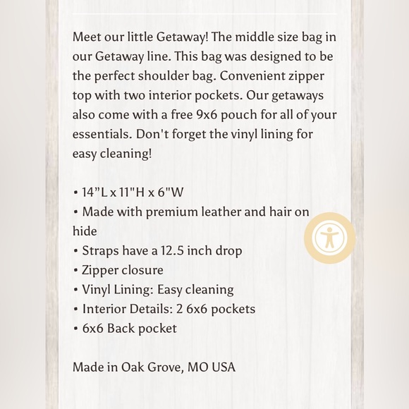 Crimson Willow handmade cowhide leather bag - Picture 4 of 4